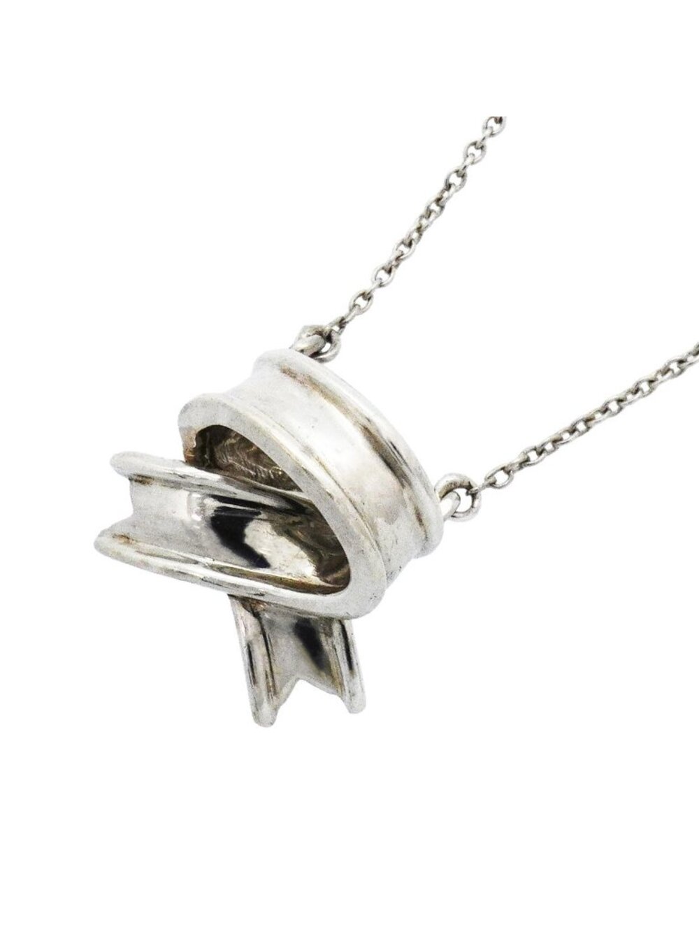 Tiffany & Co Necklace Ribbon 925 Sterling Silver
